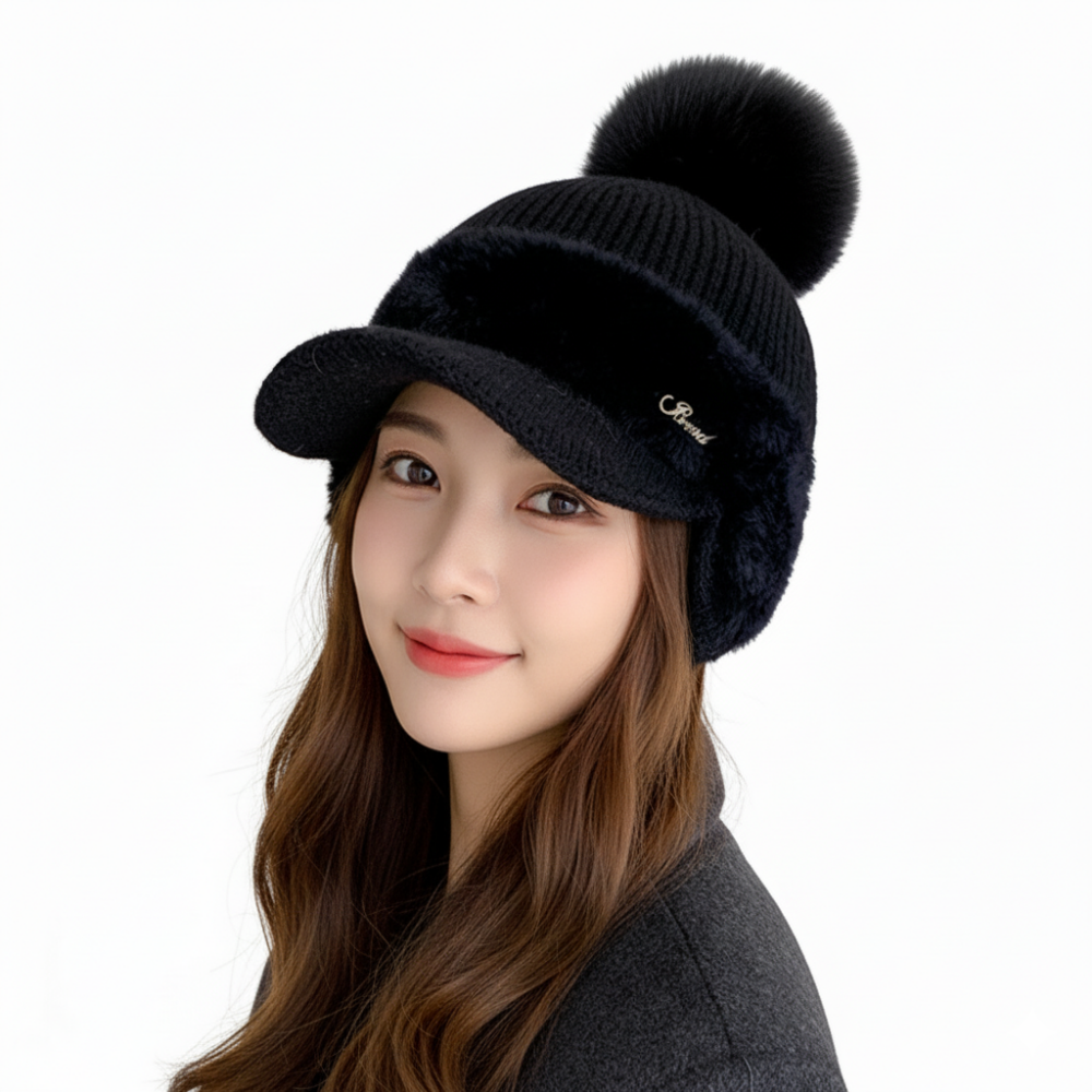 [윈즈] 여성 골프모자 겨울 골프 방한 귀달이 털 모자 니트 썬캡 ht3-52 19,800원