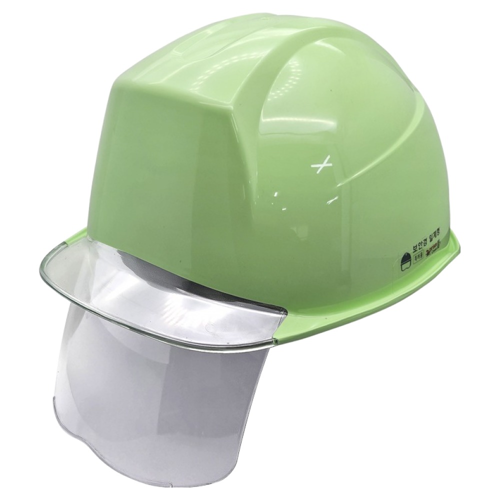 동명 건설현장 공사장 머리보호 안전모 신투구형 투명창 보안경 ABE등급 라이트그린 15,400원