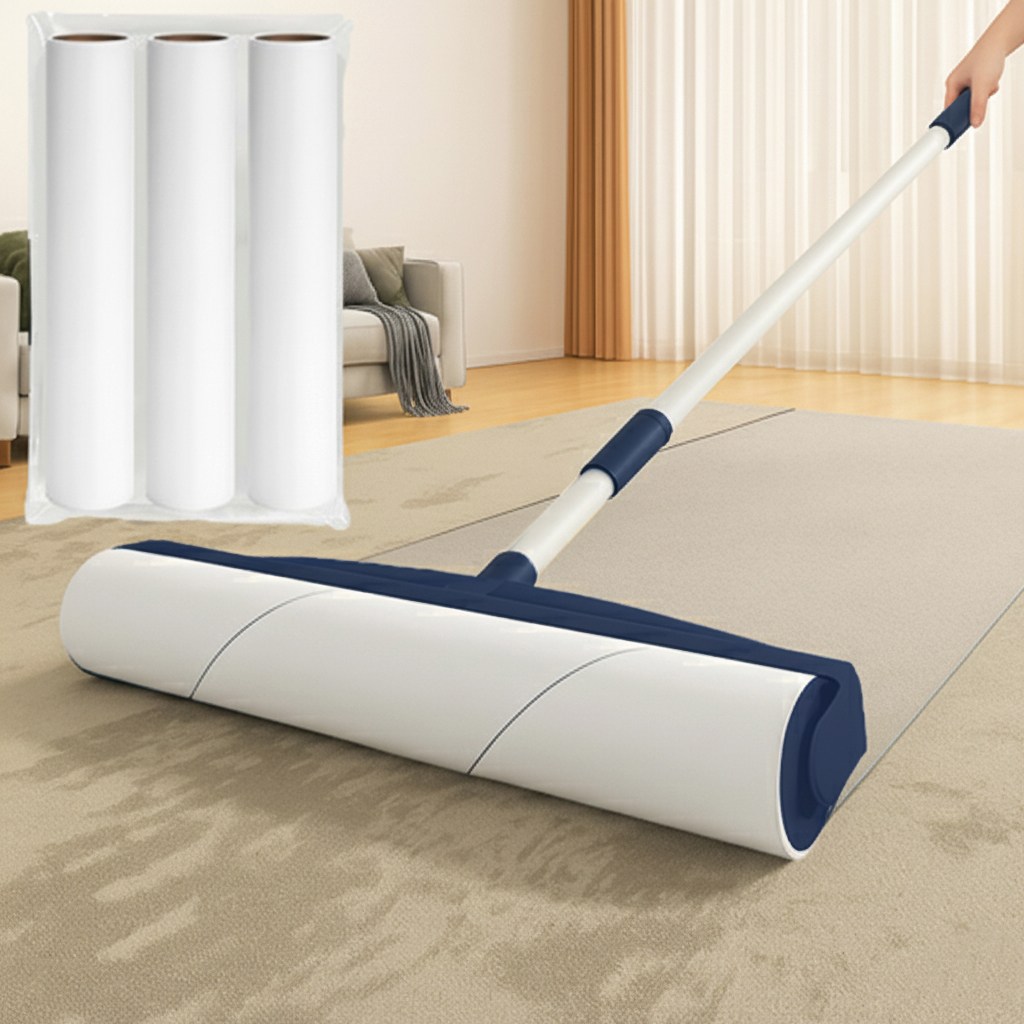 언제나말금 광폭 35cm 와이드 테이프클리너 길이조절 돌돌이 스탠드형 밀대 롤크리너 17,800원