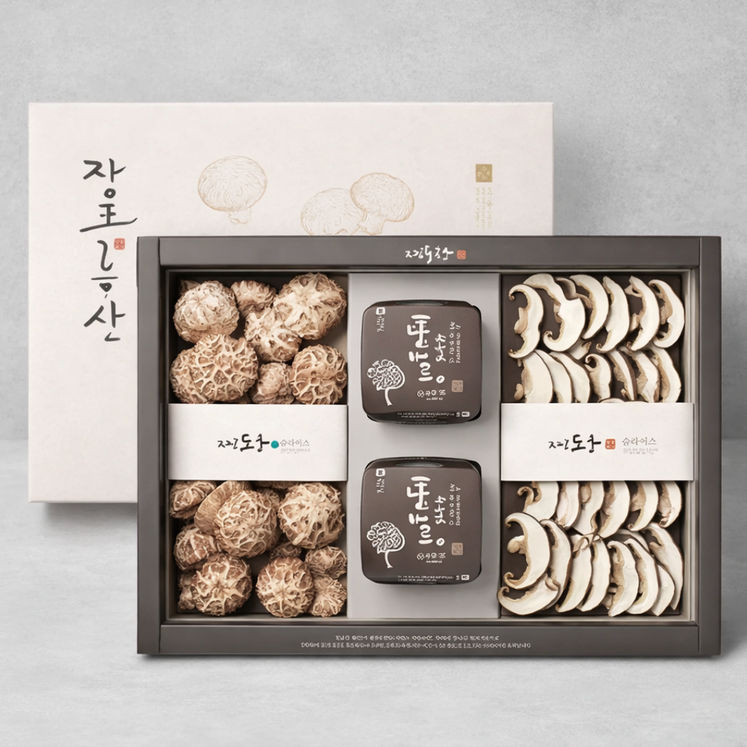 전남명품 장흥 표고버섯 혼합 프리미엄 선물세트6 (흑화고 120g 슬라이스 100g 표고분 100g), 5개 410,000원