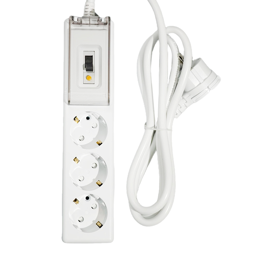써지오 고용량 납작 슬림 안전 멀티탭 3구 DH-3039-NM, 화이트, 1개, 1.5m 22,900원