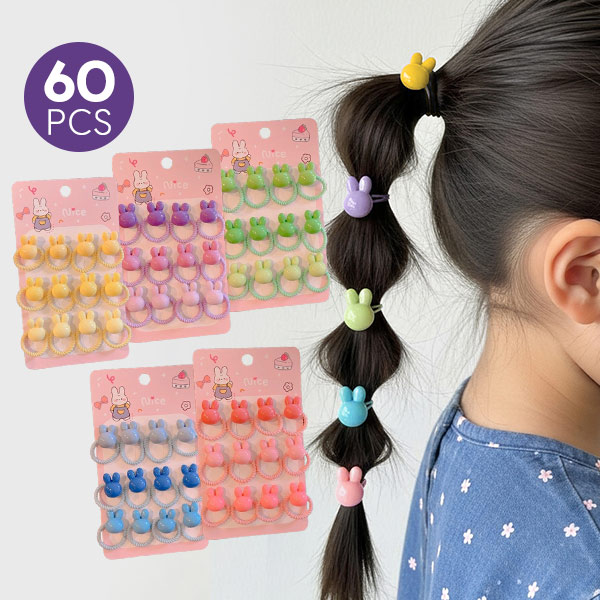 몽실이 파스텔 봉봉 고무줄 여아 아동 데일리 머리끈 헤어끈 악세사리 선물 어린이집 10,900원