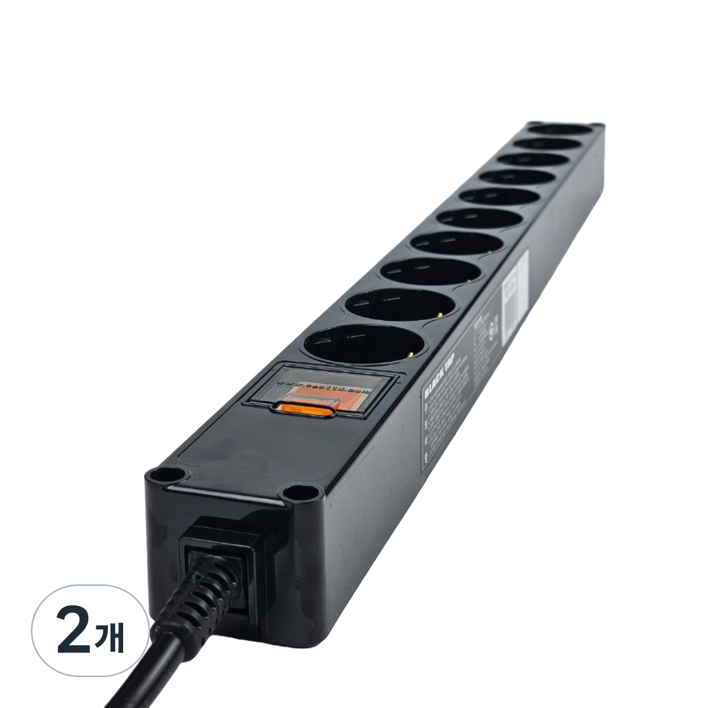 현대일렉트릭 고출력 스위치 과부하차단기 멀티탭 10구 검정 고용량 52,050원