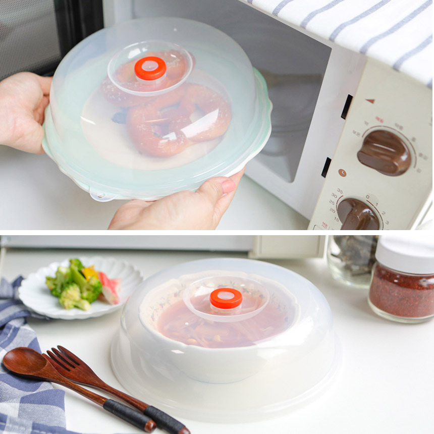 리빙메드 전자레인지 뚜껑 다용도 음식 덮개 친환경 용기 푸드커버 3,900원