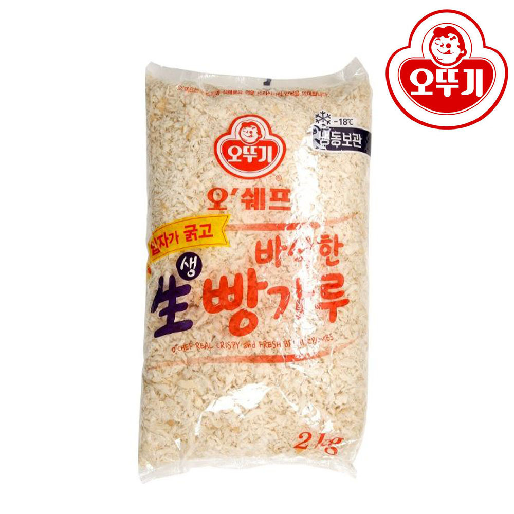 오뚜기 오쉐프 입자가굵고 바삭한 생빵가루 2kg 7,600원