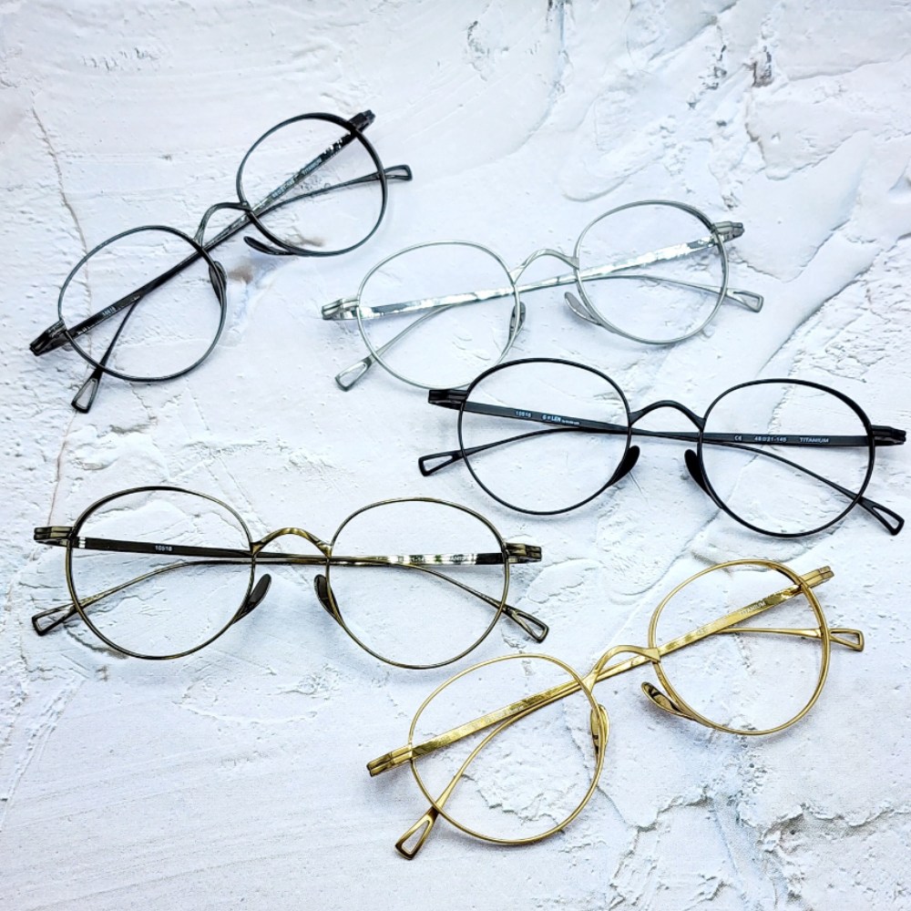 글라스렌 코받침없는 금테 은테 가벼운 티타늄안경테 빈티지 명품 일본 블루라이트차단안경 TGL04 49,800원