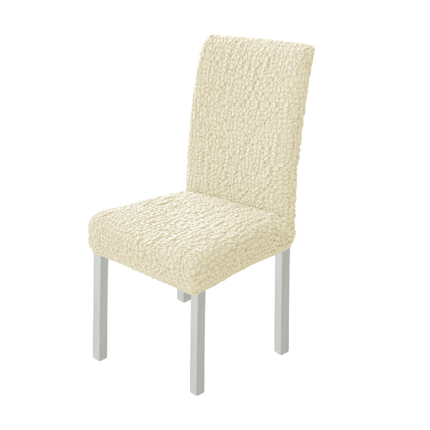 1+1 고탄력 스판 식탁 의자커버 덮개 2p 식당 카폐 사무실 사계절 체어 의자카바, 2개, 아이보리 23,900원