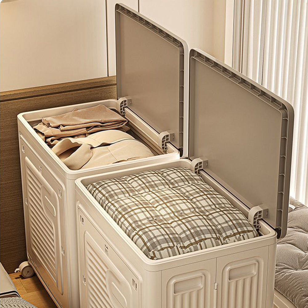 21세기트랜드 수납킹 접이식 이동 바퀴 뚜껑 대용량 빨래 정리함 53,000원