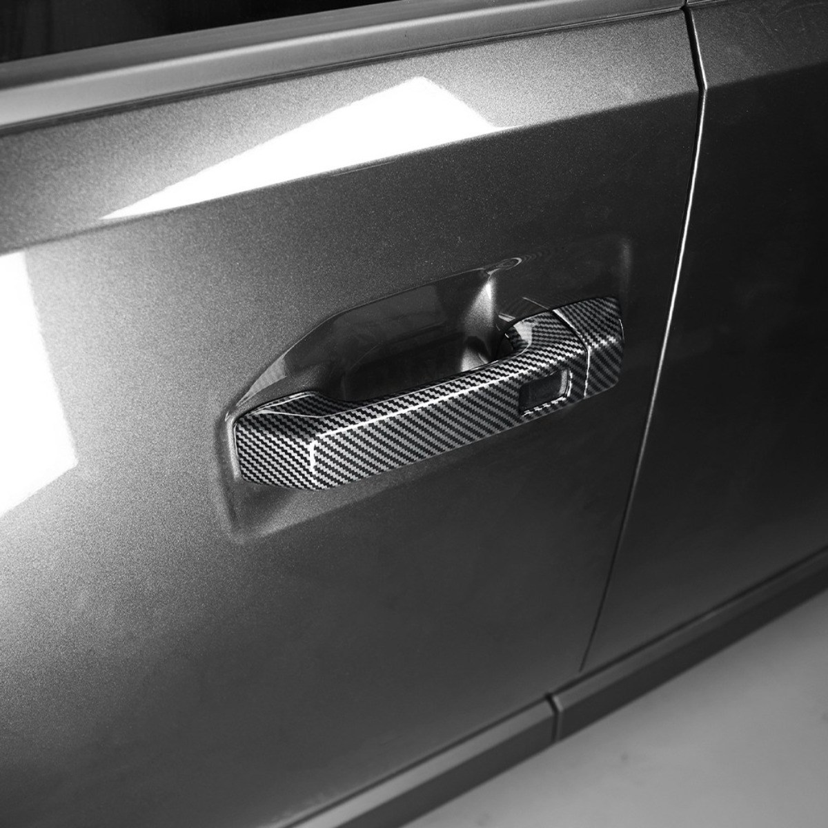 카스타 호환 타스만 튜닝 도어 손잡이 도어컵 커버 카본 우드 몰딩 용품, 도어 34,800원