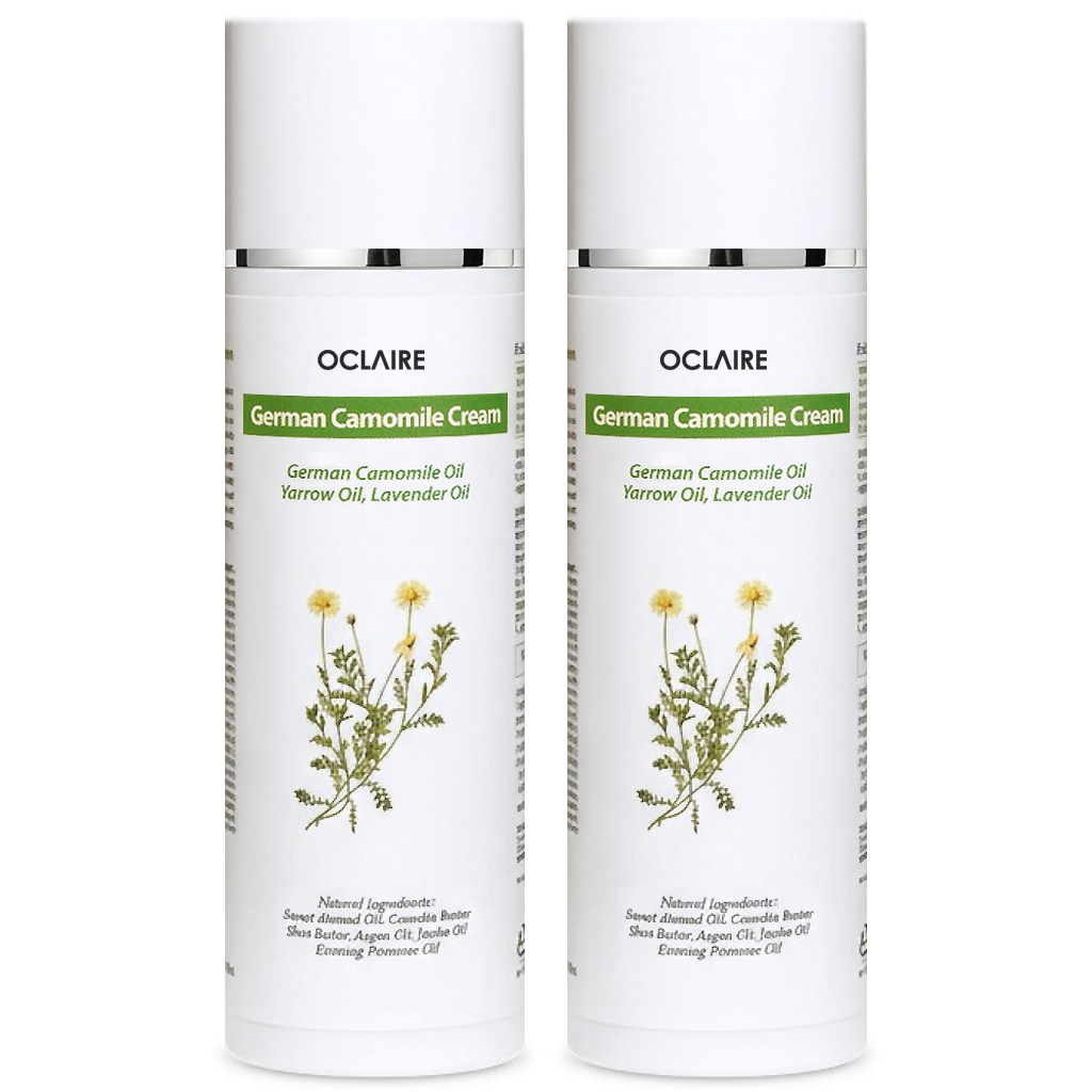 오끌레어 저먼 캐모마일 극민감 극건성 가려움 케어 고보습 크림, 145ml, 2개 41,000원