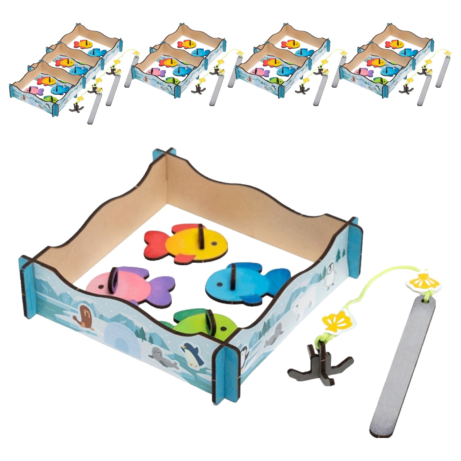 민화샵 얼음낚시 장난감 만들기 세트 UDPWD0990, 혼합생상, 10세트 28,300원