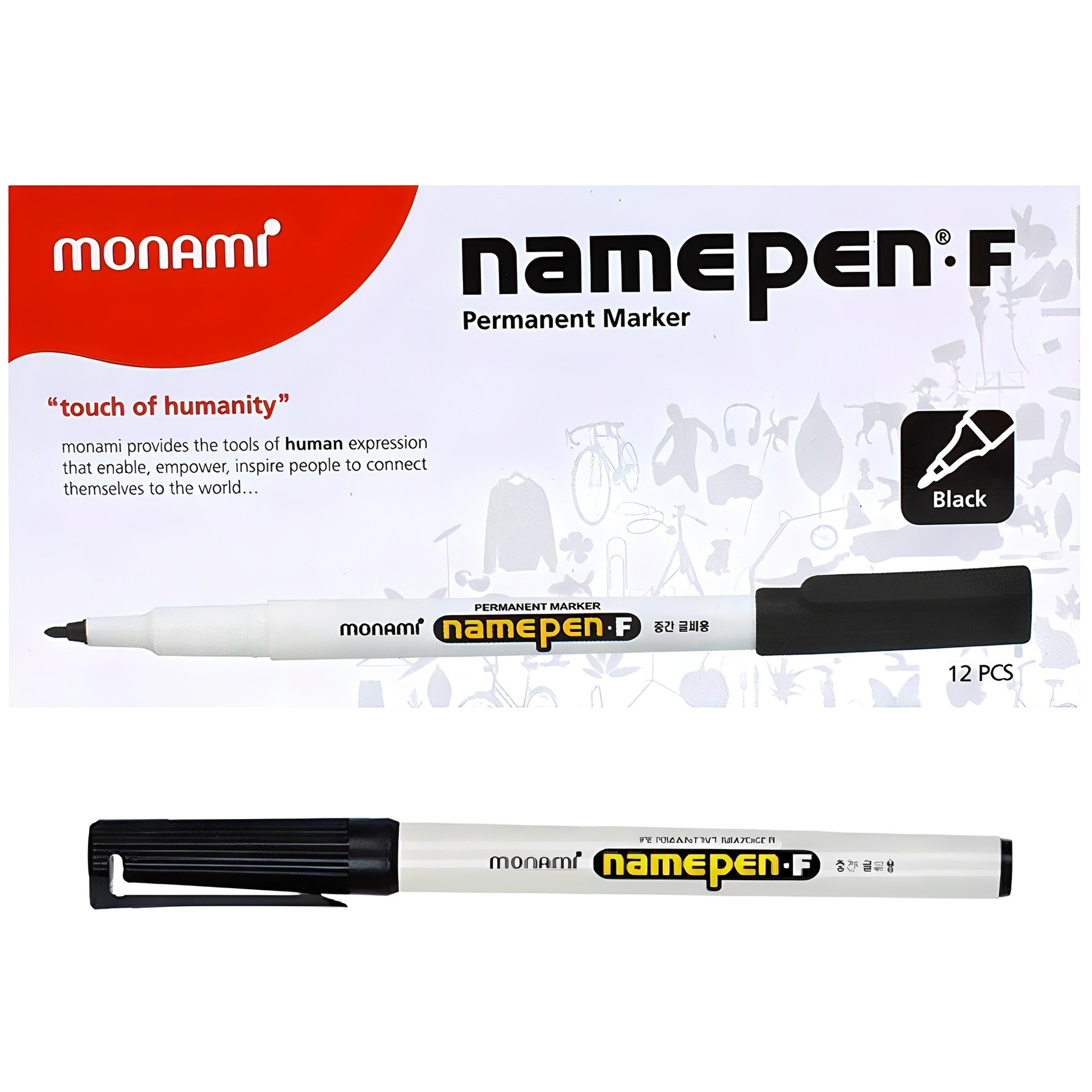 모나미 중간글씨용 네임펜 Fine 6,350원