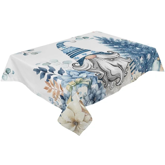 크리스마스 식탁보 홈카페 파티 테이블보 미니멀리스트 눈송이 천, 방수 식사 주방 장식 커버, 28.LXM13162 - 153x259cm, 1개 96,900원