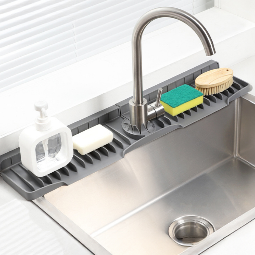 데즐리 물빠짐 끝판왕 싱크대 세면대 실리콘 패드 곰팡이 방지, 1개, 그레이 12,000원