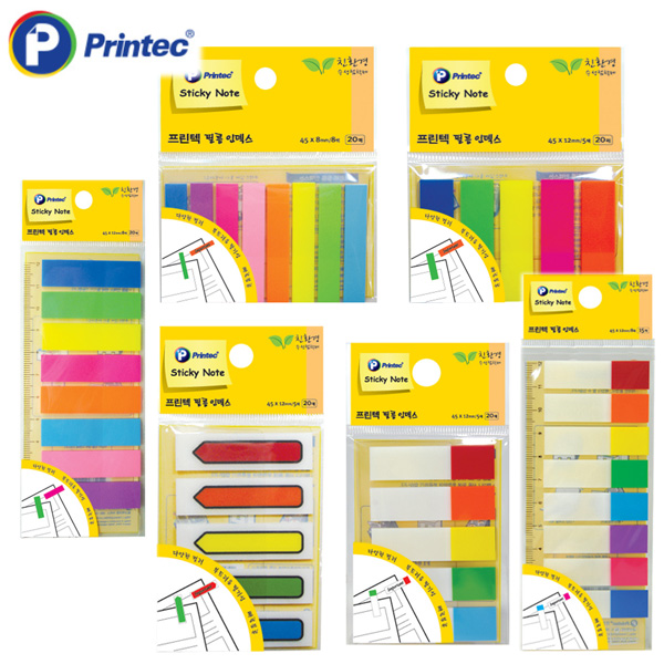 프린텍 필름 인덱스 스티키노트, 6.FI041, 개 1,750원