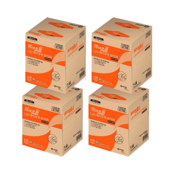 유한킴벌리 와이프올 41710(41027)대형 300매 L20, 4개 77,000원