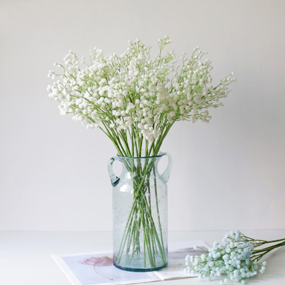 안개꽃 조화 인테리어 장식 조아 조화, 1개, 흰색 5p 8,000원