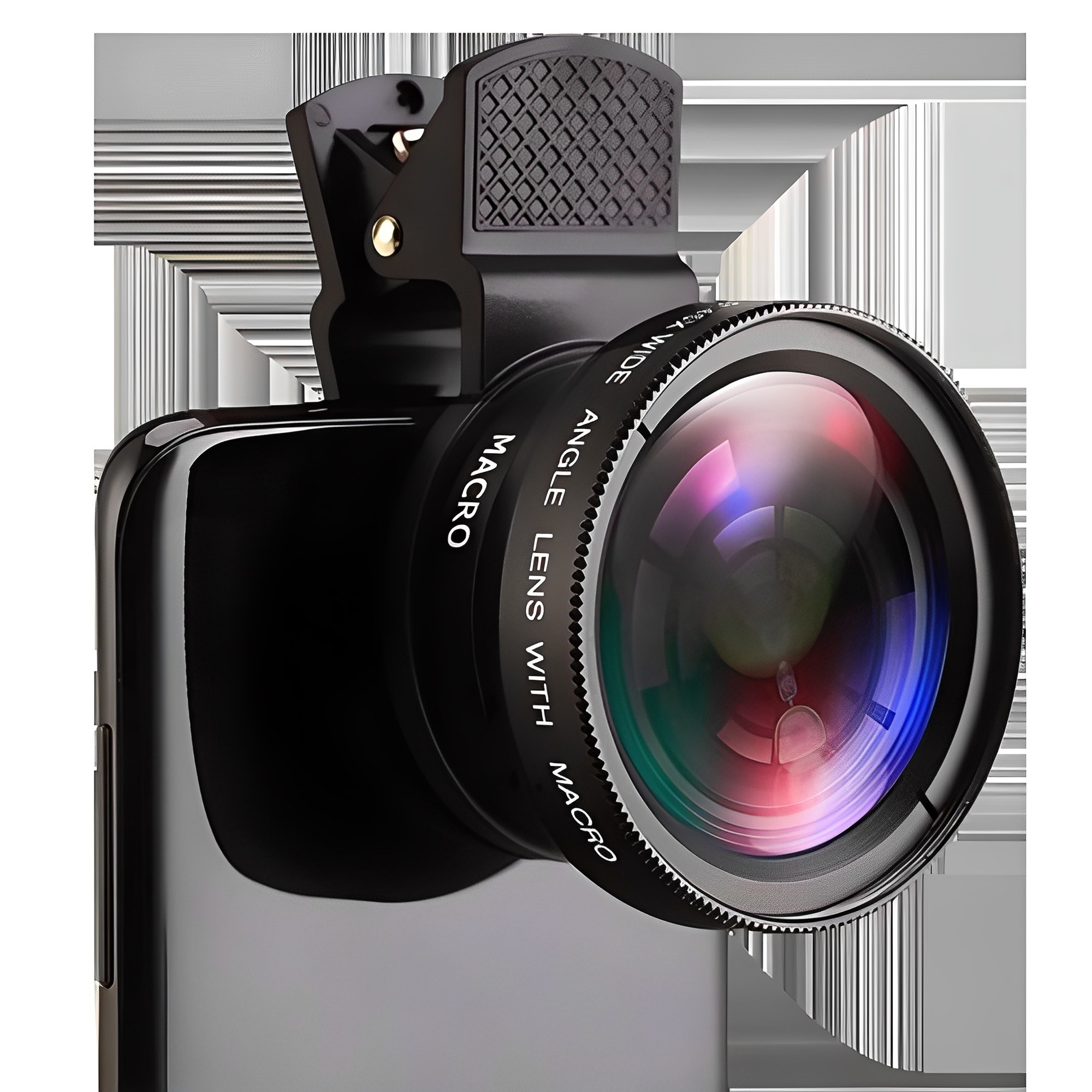 클램프 휴대폰 광각렌즈 스마트폰광각렌즈 37MM 0.45X 49UV, 1개, 블랙 7,200원