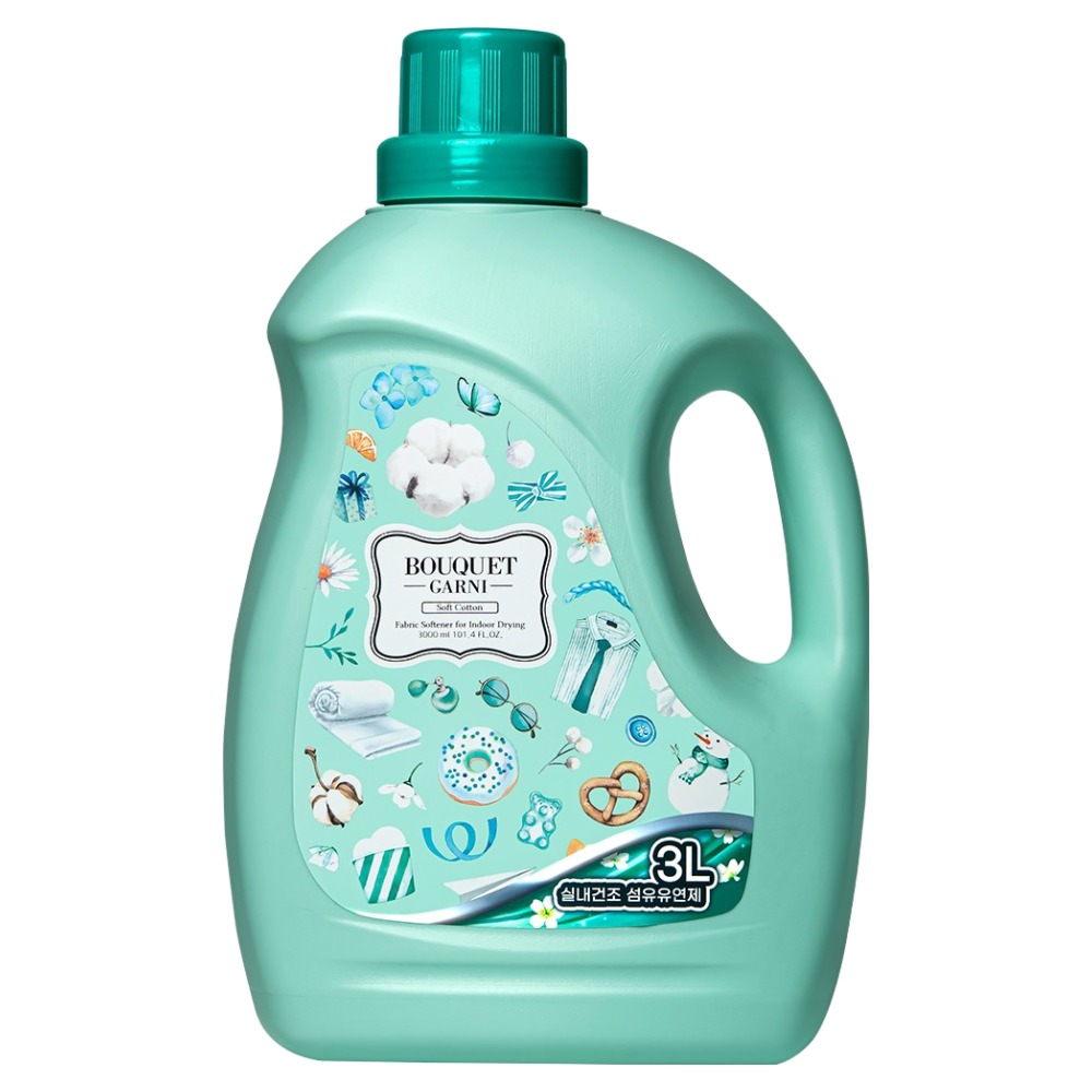 부케가르니 딥퍼퓸 초고농축 실내건조 섬유유연제 소프트코튼 본품, 3L, 1개 11,900원