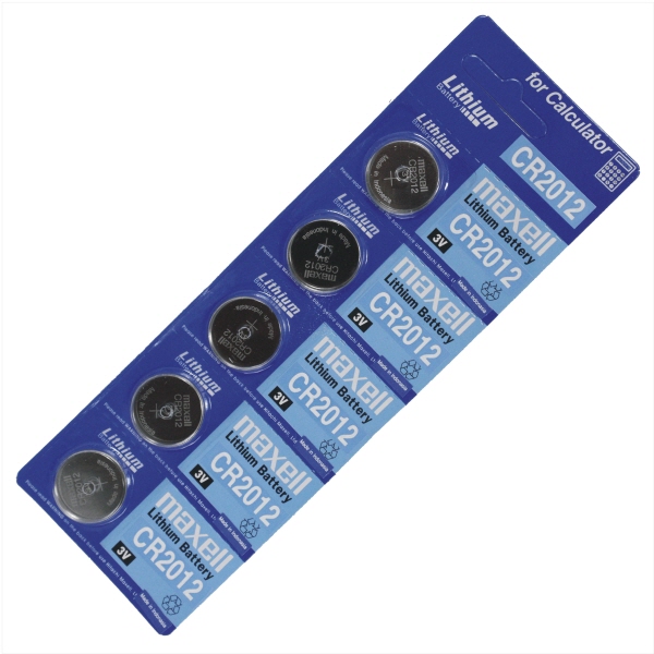 맥셀 MAXELL 리튬배터리 CR2012 코인형 건전지 - 5알 13,000원