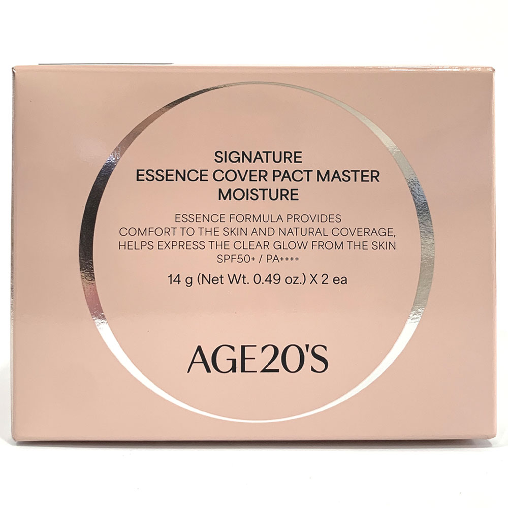 에이지투웨니스 시그니처 에센스 커버 팩트 마스터 모이스처 케이스 + 리필 14g x 2p 세트 29,950원