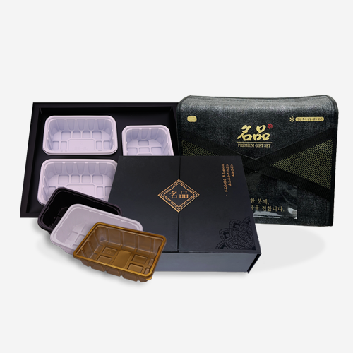 명품 지함박스(창문형) 3구 풀세트(낱개) 정육포장 떡 한과 굴비 명절선물포장, 1개 17,100원