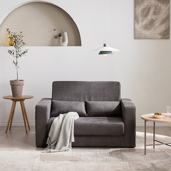 리브 2인용 ACL 아쿠아가죽 접이식 소파베드, 그레이 303,000원