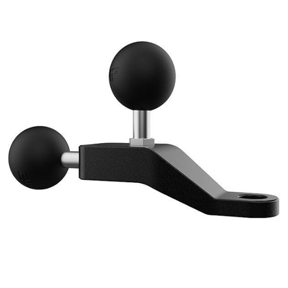 SMNU 더블헤드 오토바이 거치대 브라켓 볼 마운트 25mm, 브라켓볼-25mm, 블랙 35,000원