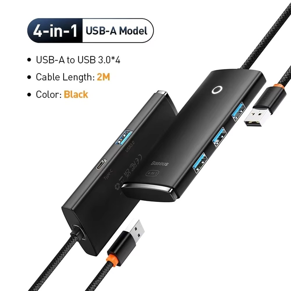 BASEUS TYPE C 허브 USB 허브 3.0 6포트 분배기 HDMI 호환 4K@30HZ 어댑터 PC 컴퓨터 액세서리용 확장 도킹 스테이션 30,800원