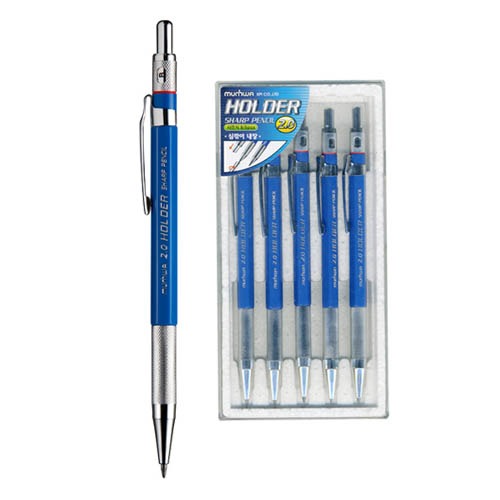 (문화연필) 홀더샤프펜 2.0mm 1갑(5자루) 연필샤프 홀다샤프 17,090원