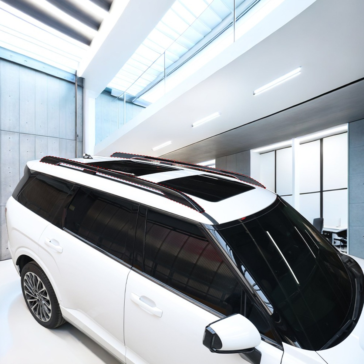 카스타 호환 디올뉴 팰리세이드 풀체인지 튜닝 용품 루프랙 커버 차량 블랙 몰딩, 기타 102,900원