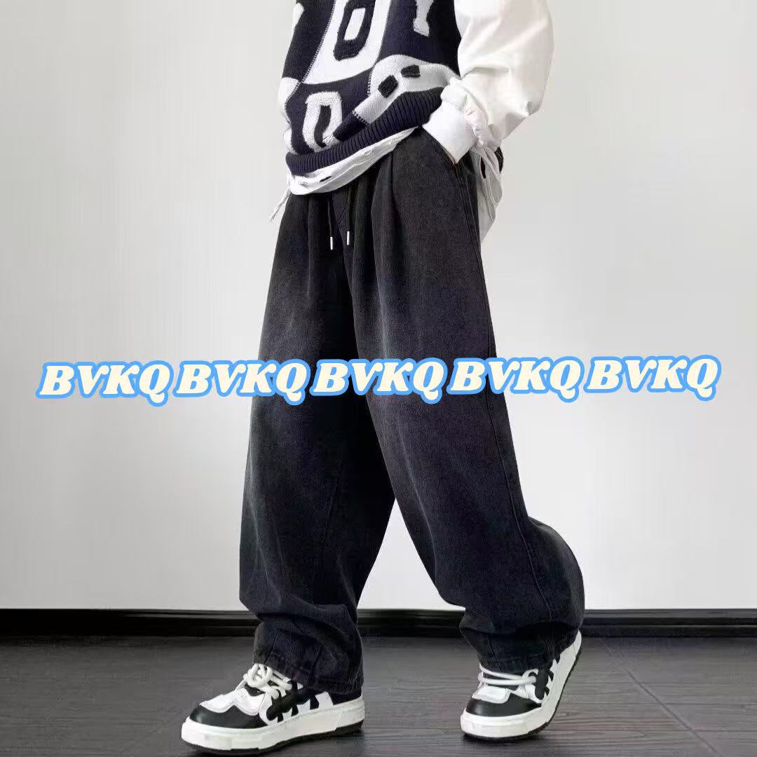 [당일출고] 남녀공용 와이드 벌룬핏 허리 밴딩 핀턱 스트릿 루즈핏 데님 팬츠 청바지 747627 24,500원