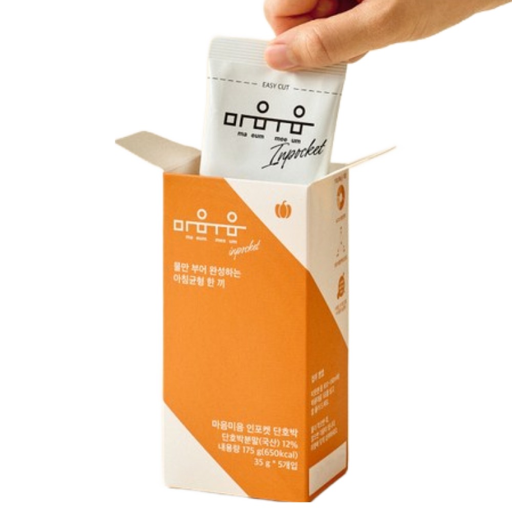 정품 마음미음인포켓 영양균형미음 파우더 단호박맛, 5개, 35g 11,900원