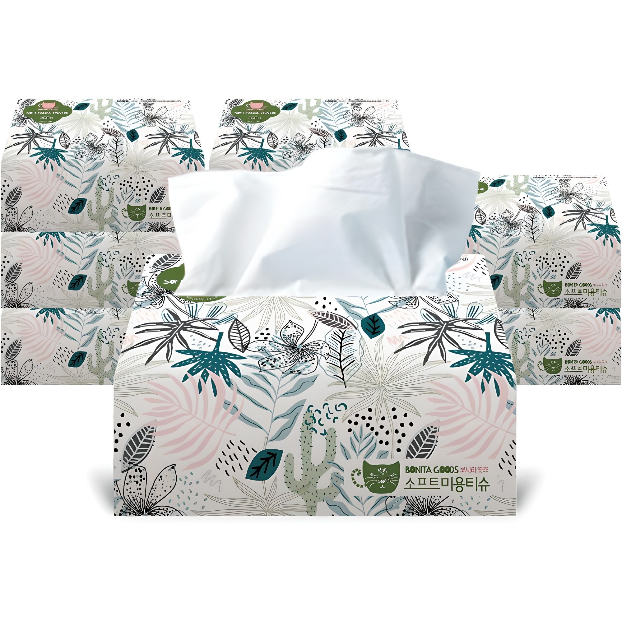 보니타굿즈 소프트 미용티슈 2겹, 200매, 9개 12,900원