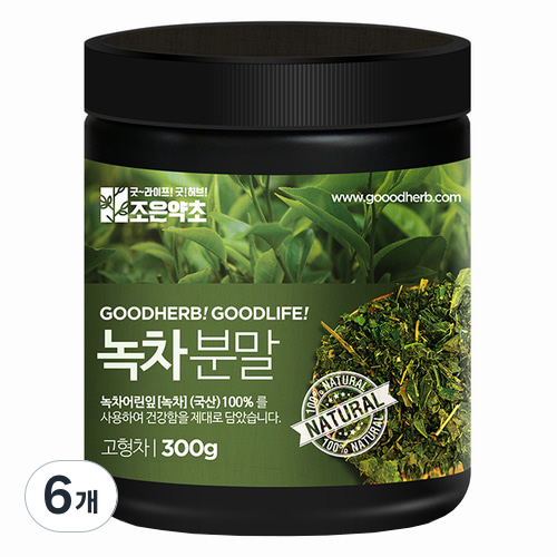조은약초 녹차분말, 300g, 1개입, 6개 61,380원