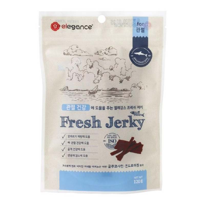 엘레강스펫 강아지 저알러지 가수분해 간식 프레쉬 져키, 관절, 120g, 10개 70,000원
