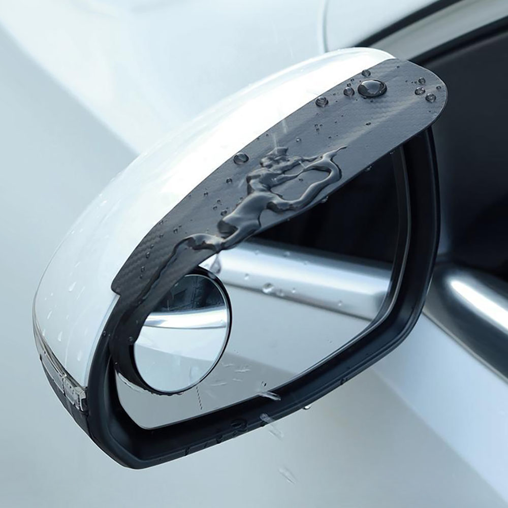 사이드미러 보조거울 각도조절 빗물 방지 커버 2개세트 사각지대 주차 보조 백미러 볼록 원형, 1개, 멀티레인커버미러 9,800원