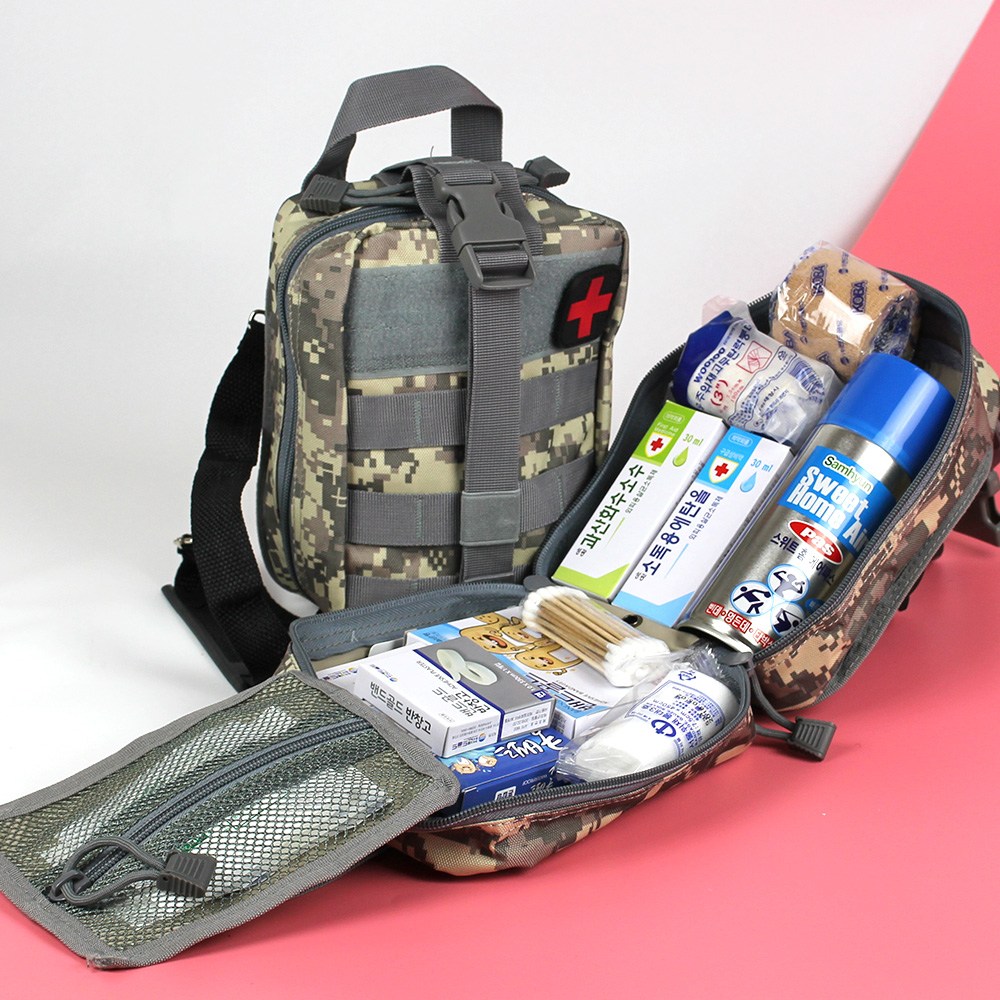 구급낭 XL 크로스 16종 약품세트 응급키트 구급가방 전술가방 응급처치키트 27,000원