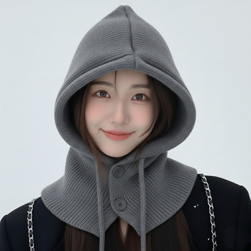 템팔 여성 울니트 바라클라바 넥워머 후드워머 포근한 겨울모자 겨울워머 여성바라클라바 7,500원