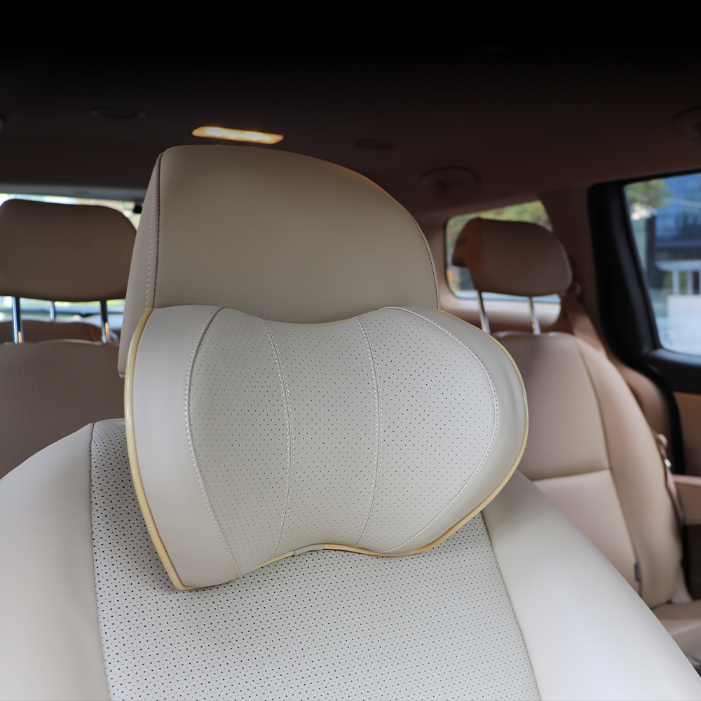 브론코 차량용 메모리폼 목쿠션 2p + 세차 타올, 베이지, 1세트 23,390원