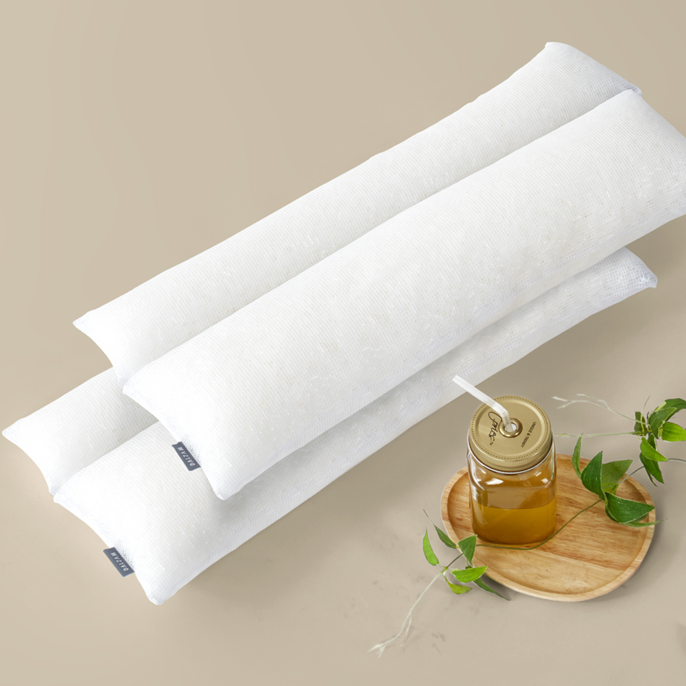 네모라인 국내생산 잠솔솔 달잠베개(Ver. 에어칩) 경추베개/ 사은품 전용커버, 화이트, 2개 29,900원