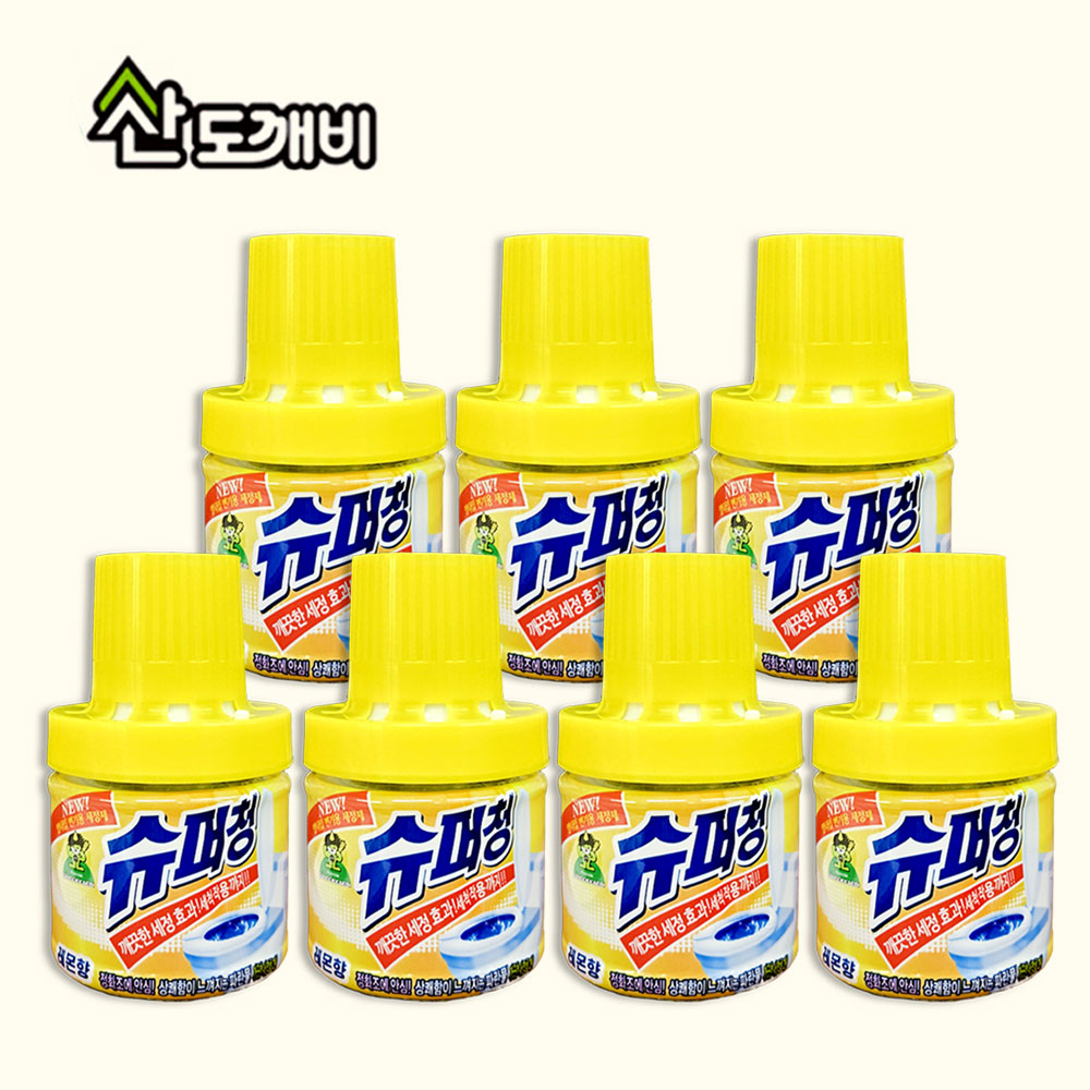 산도깨비 슈퍼청 레몬향 라벤더향 180g 변기세정제 병타입 15,800원