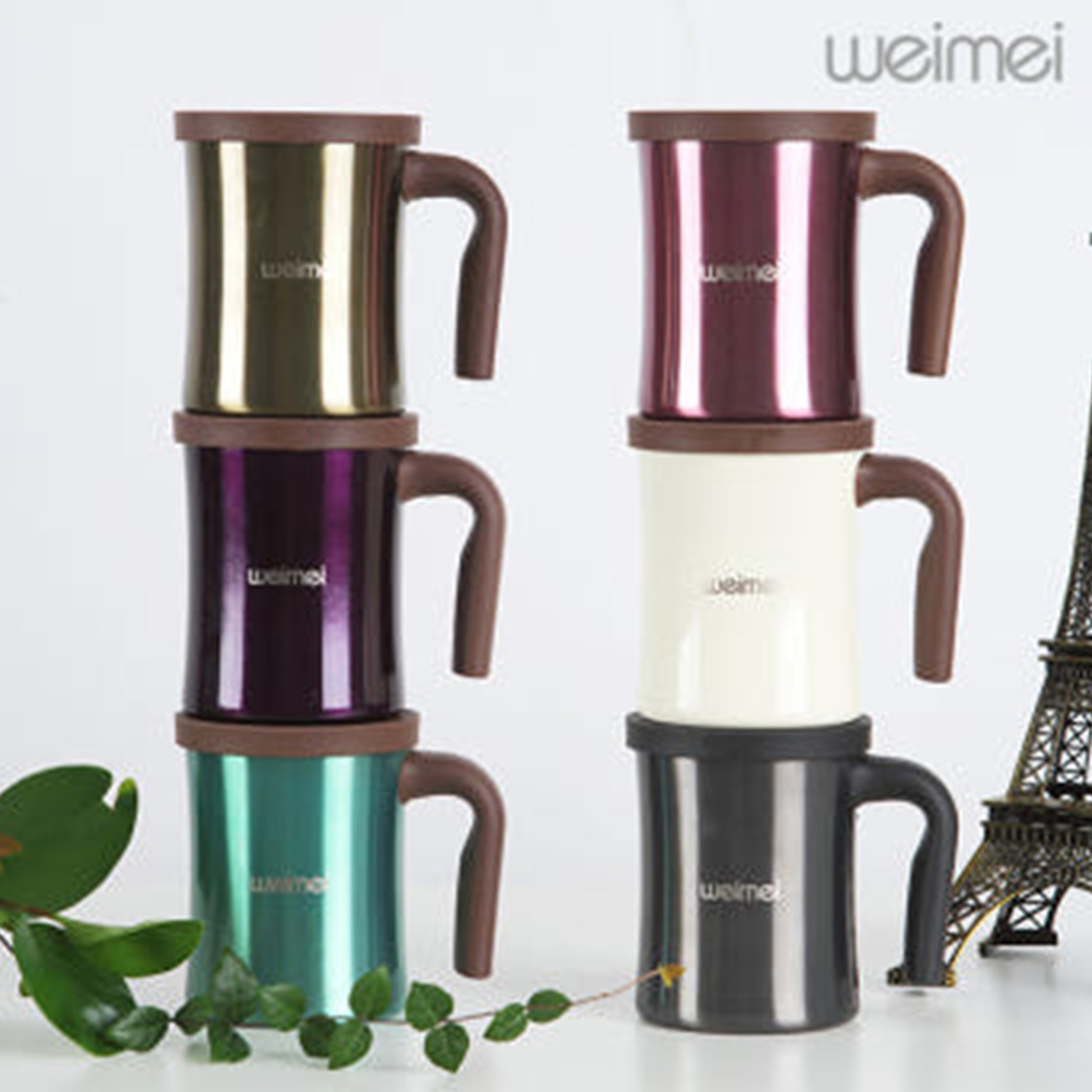 weimei 스텐머그컵, 아이보리, 1개, 현재가 13,800원