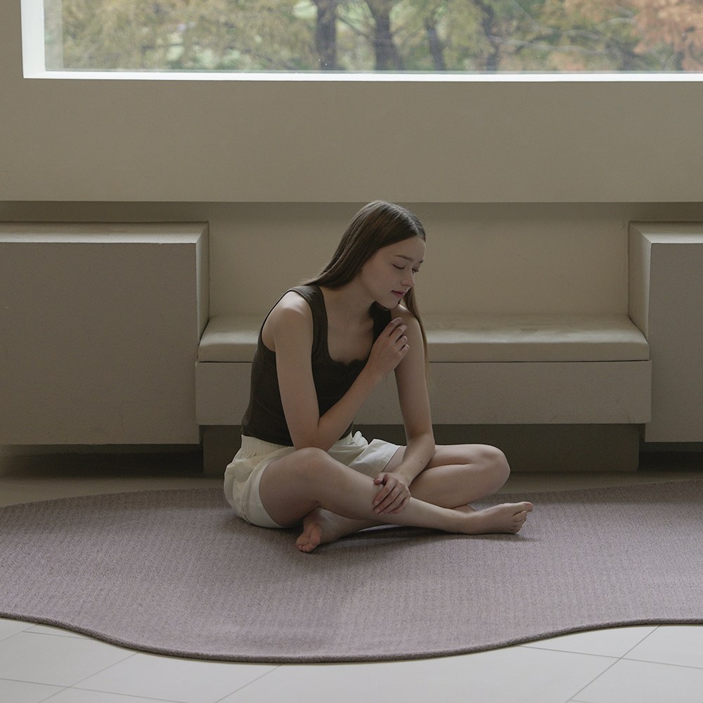 헤이베이 투톤 샌드러그 사계절 거실 원형 138,000원