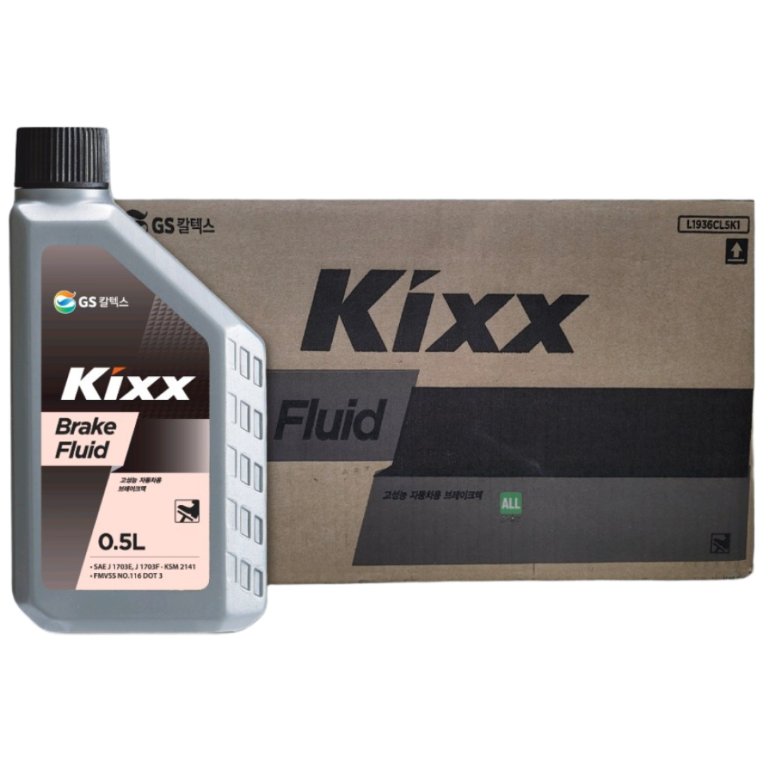 킥스 KIXX BRAKE OIL DOT3 1박스 (0.5리터 24개) 브레이크오일, 24개 108,000원