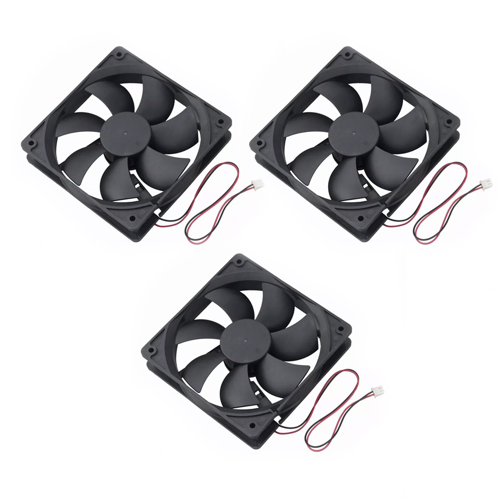 JK 쿨러120mm 쿨링팬 공냉식냉각 펠티어 열전소자 FAN, O9012. 쿨러-120mm 2핀 3개, 현재가 12,500원