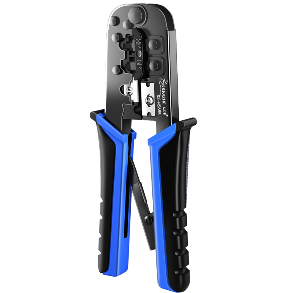 삼지 랜 케이블 탈피 압착 절단 다기능 기어식 랜툴 SZ-568L, 1개 16,900원