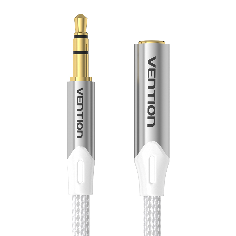 벤션 실버 프리미엄 스테레오 3.5mm AUX 연장케이블, BHEI, BHEIF-1m, 1개 7,900원