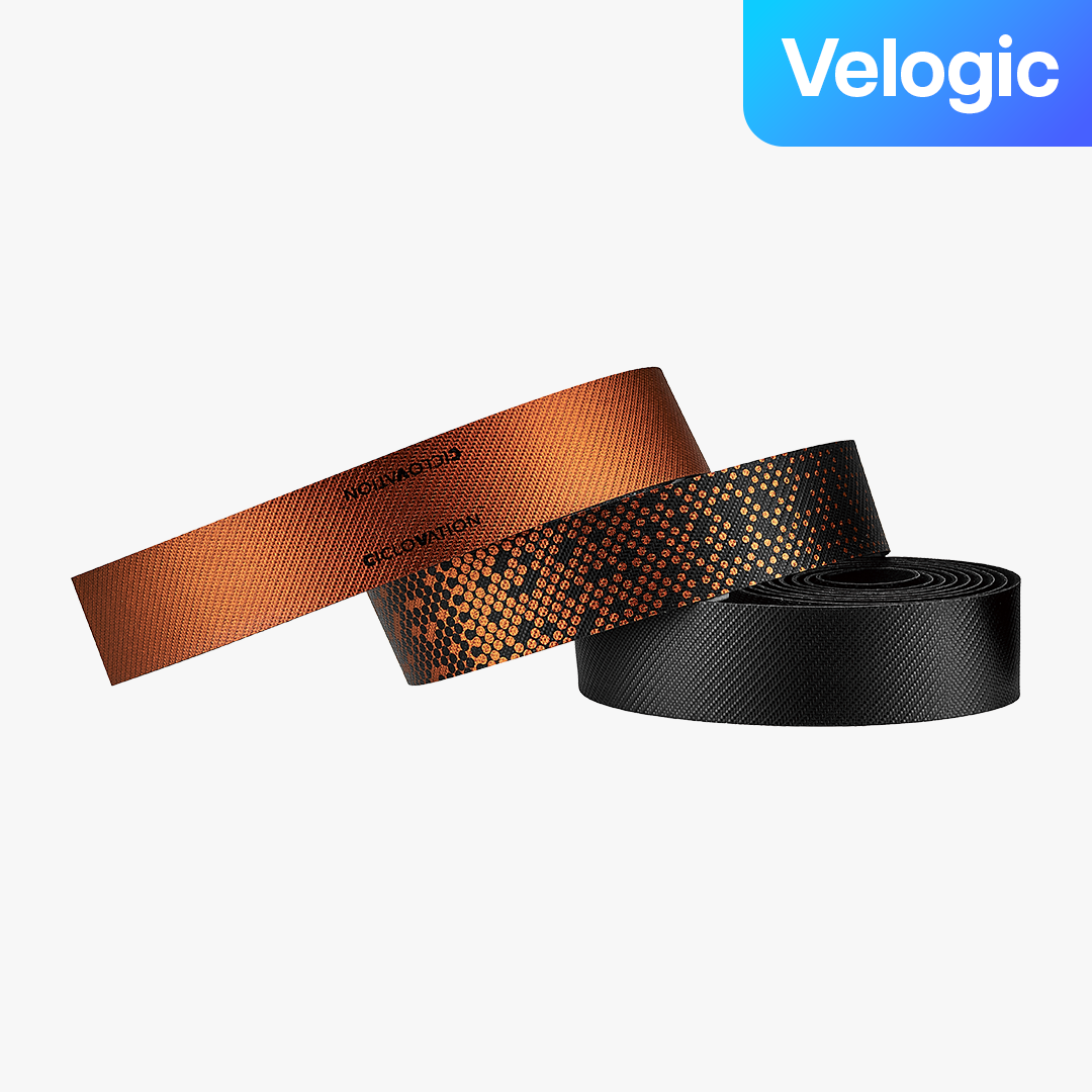 시클로베이션 어드밴스드 시텍스 샤이닝 메탈릭 자전거 핸들바 테이프, 1개, 블랙+크리스탈 오렌지 50,000원