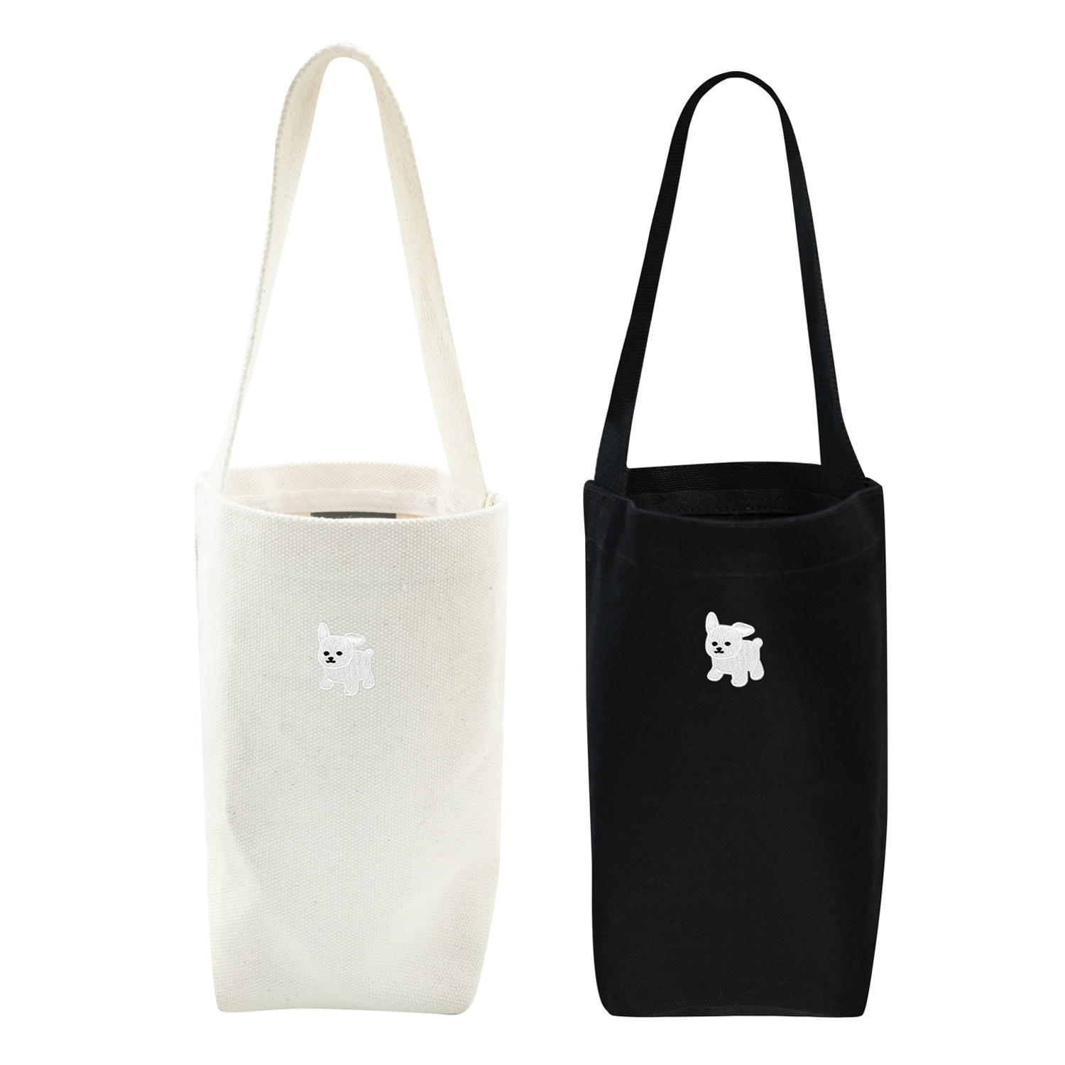 옥스타 남녀공용 텀블러 미니가방 말티즈 베이직 면 에코백 2종 세트 9,900원